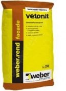 weber rend facade белая шпатлевка (20кг)