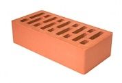 кирпич облицовочный одинарный, м-150,120x250x65, гладкий красный